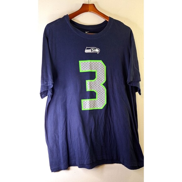 NFL Seattle Seahawks Football Nike T-Shirt Men’s Size 2XL Throwback Sportswear - Picture 1 of 6